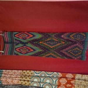 Strapless long summer dress